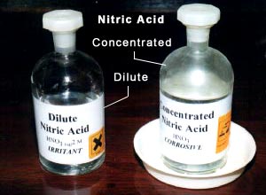concentrated acids